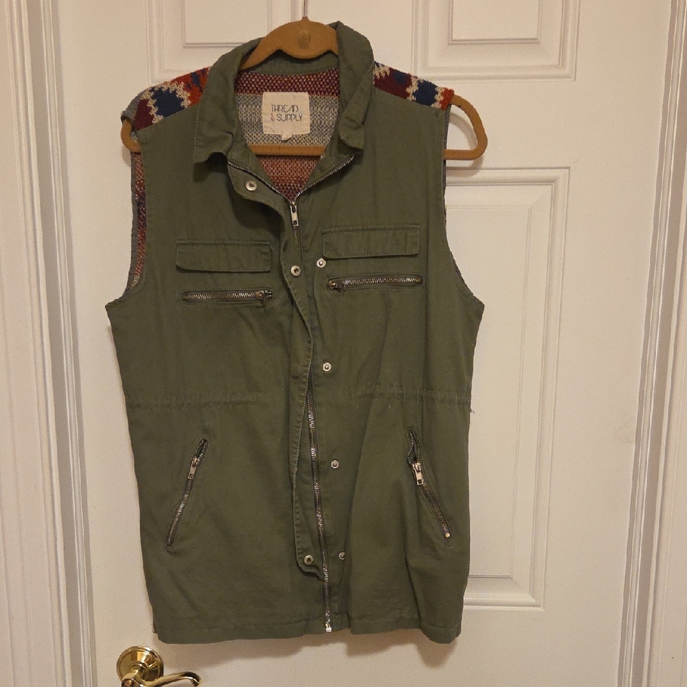 Thread & Supply Olive Vest